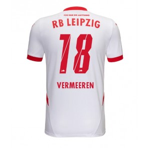 RB Leipzig Arthur Vermeeren #18 Domaci Dres 2024-25 Kratak Rukavima